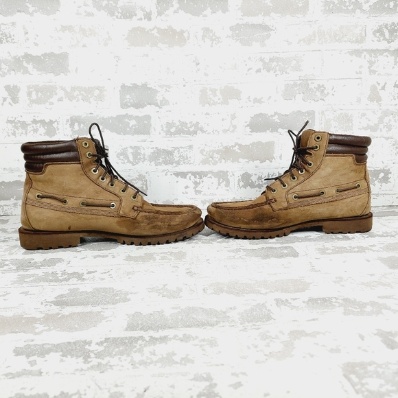 Timberland Oakwell Brown Leather Eye Chukka Boots C898 main image 12